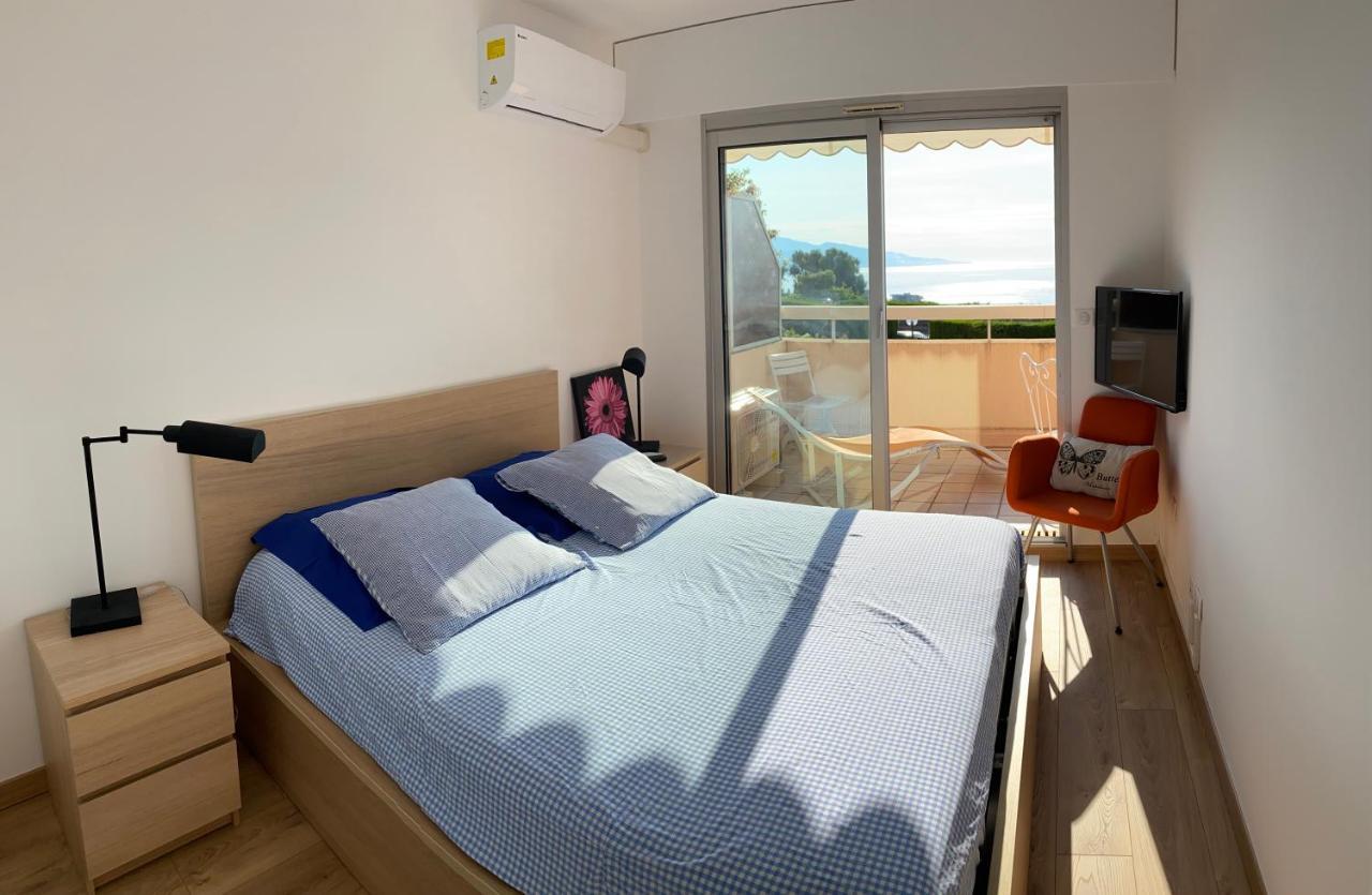 Superbe 2P Vue Mer, Ensoleille, Piscine Roquebrune-Cap-Martin Luaran gambar