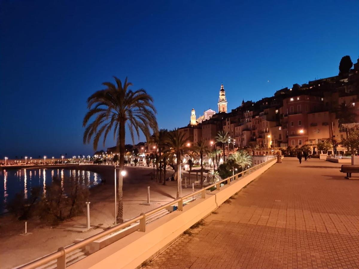 Superbe 2P Vue Mer, Ensoleille, Piscine Roquebrune-Cap-Martin Luaran gambar