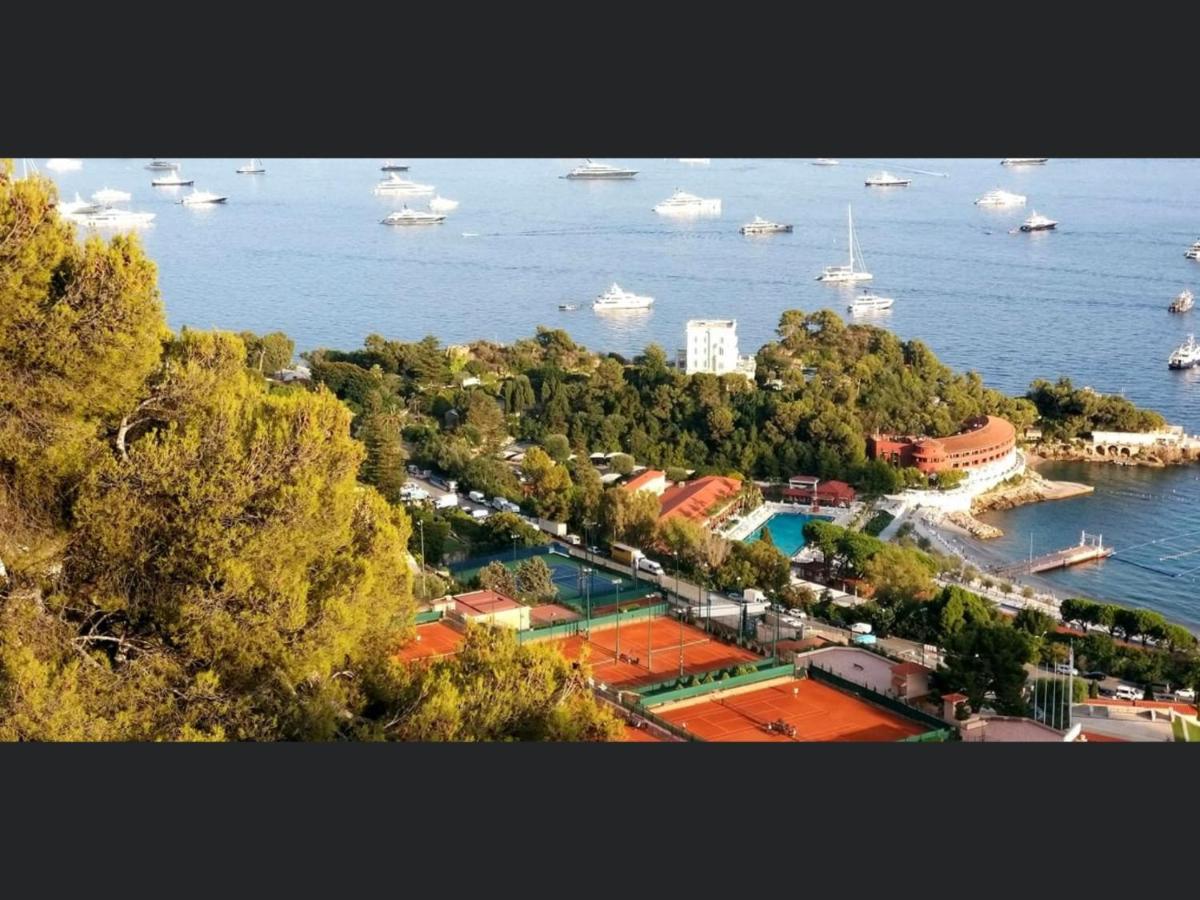 Superbe 2P Vue Mer, Ensoleille, Piscine Roquebrune-Cap-Martin Luaran gambar